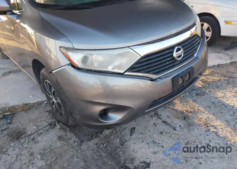 2012 Nissan Quest S from USA, damaged, VIN JN8AE2KP6C9035349